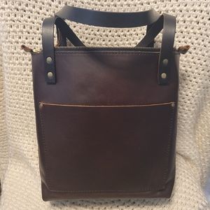 Portland leather goods small tote